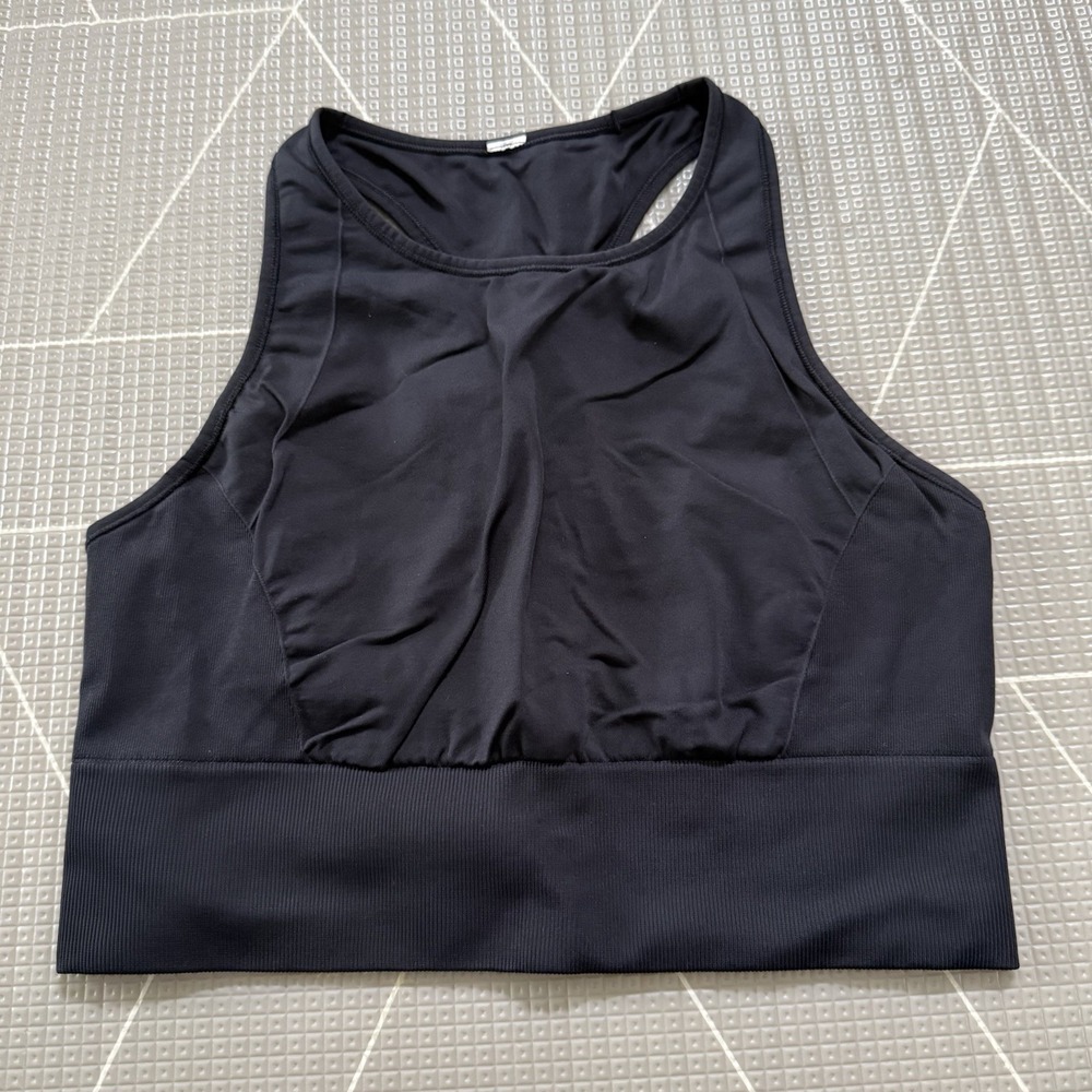 Lululemon Ebb to Train Bra‎ Size 10 Black LW2BLGS
